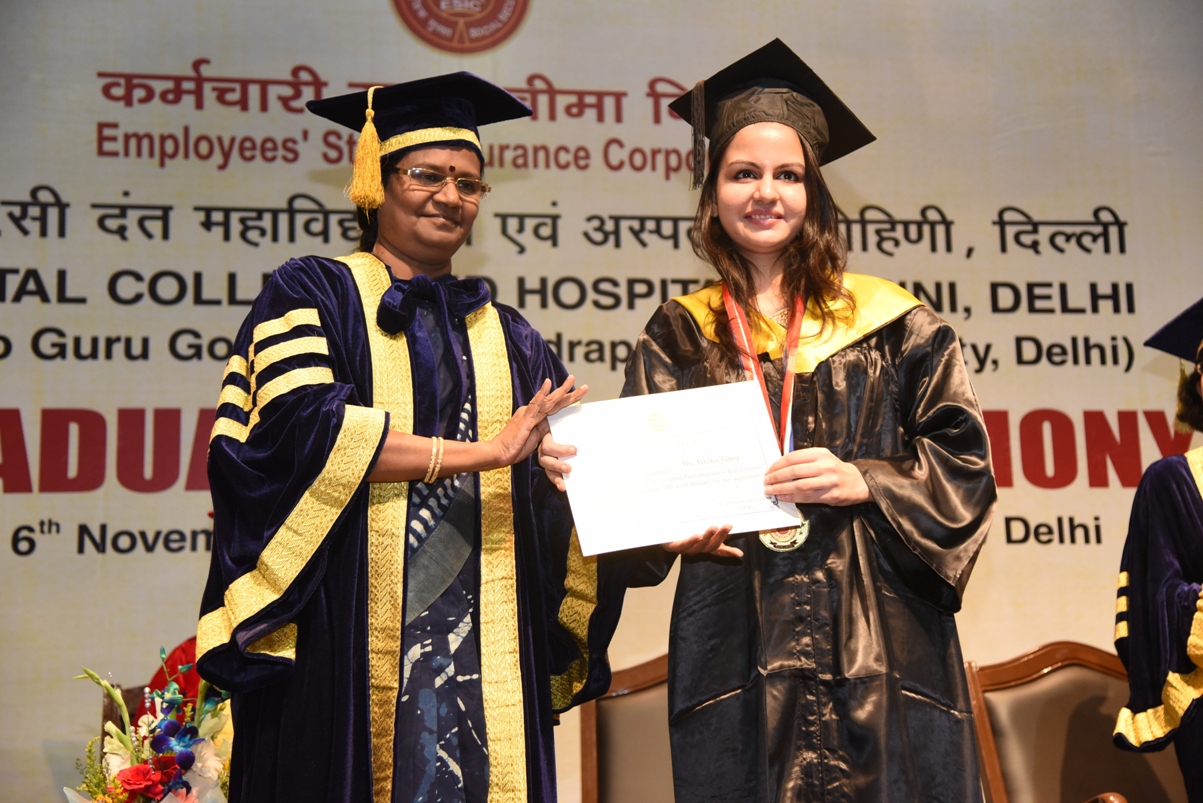 ESIC Dental College & Hospital, Rohini, Delhi organizes 2nd Graduation Ceremony on 06.11.2017