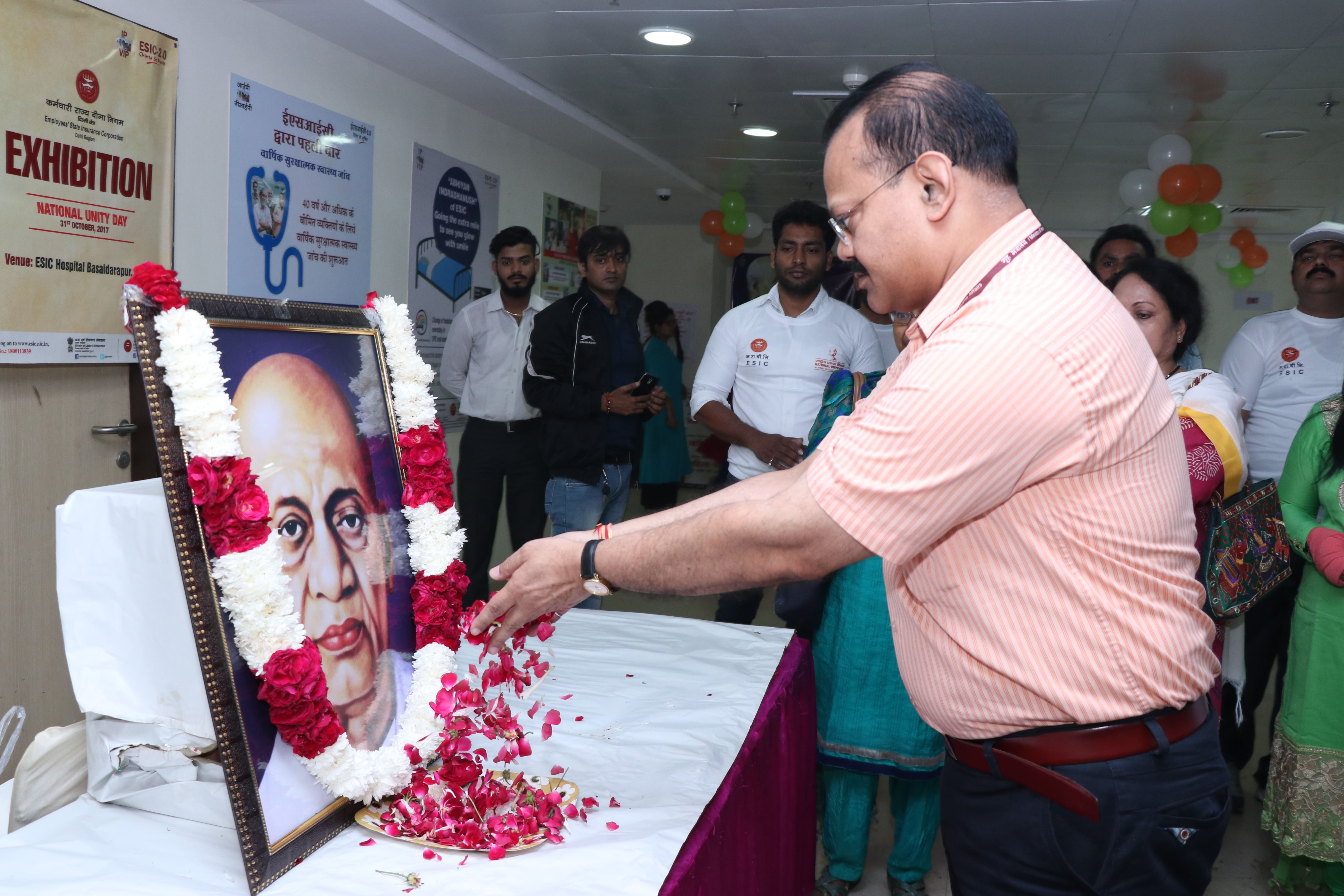 ESIC Organised Rashtriya Ekta Diwas (National Unity Day) in all its Field Offices, Hospitals and Medical Colleges on 31st Oct. 2017