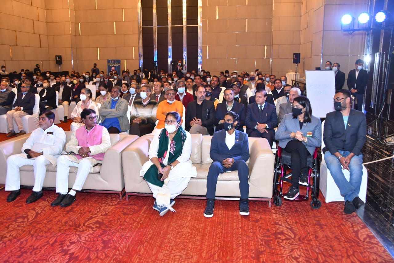 Felicitation of distinguished sportspersons of ESIC, Inauguration of Cath Lab, launch of ESIC PMD and Medical Dashboard and 187th meeting of ESIC.