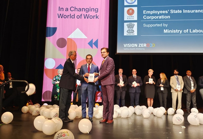 ESIC bags ISSA Vision Zero 2023 Award at the 23rd World Congress on Safety and Health at Work in Sydney, Australia