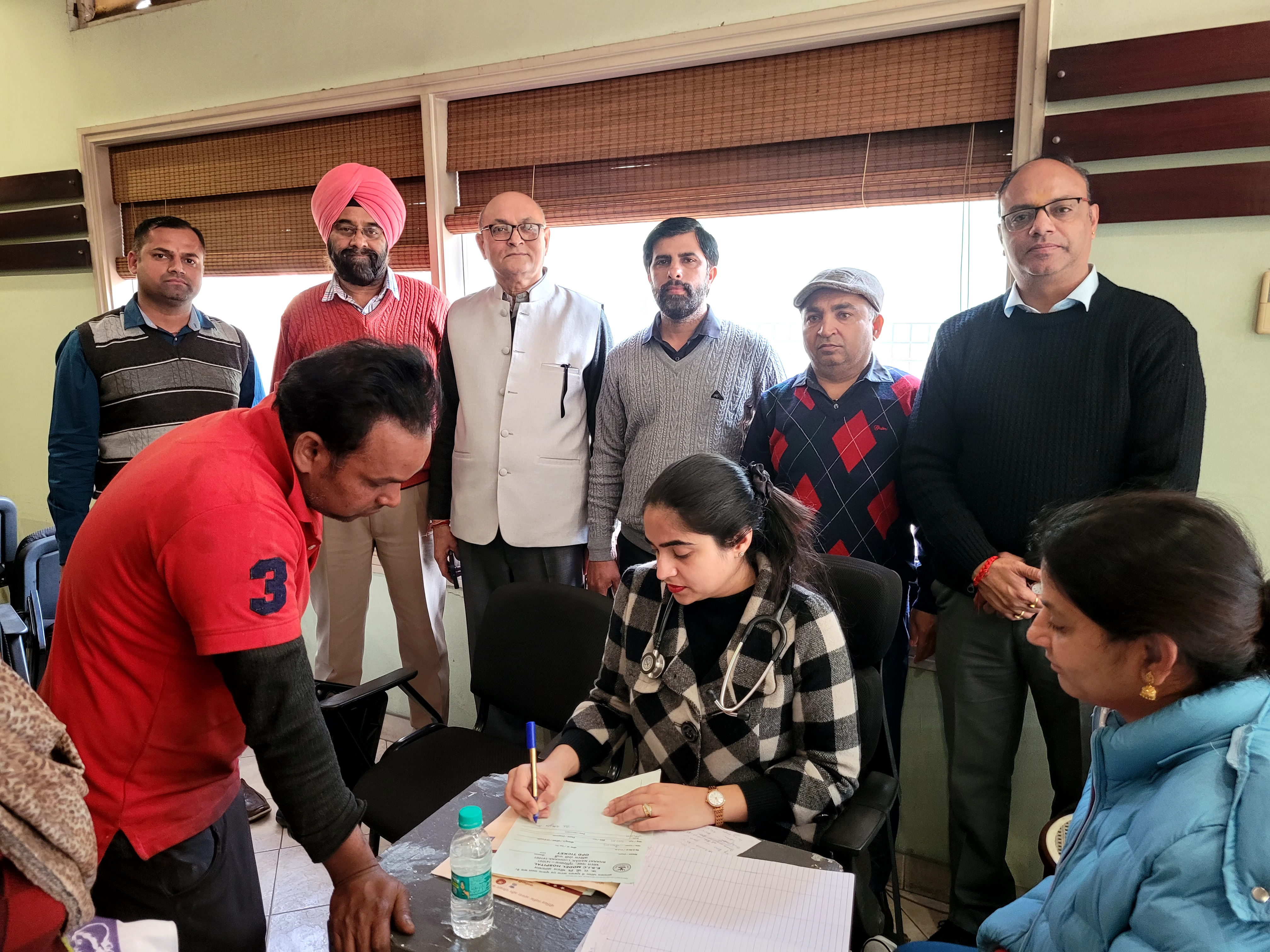 कर्मचारी राज्य बीमा निगम द्वारा विशेष सेवा पखवाड़े के दौरान लगाया गया दूसरा जागरूकता एवं स्वास्थ्य जाँच शिविर