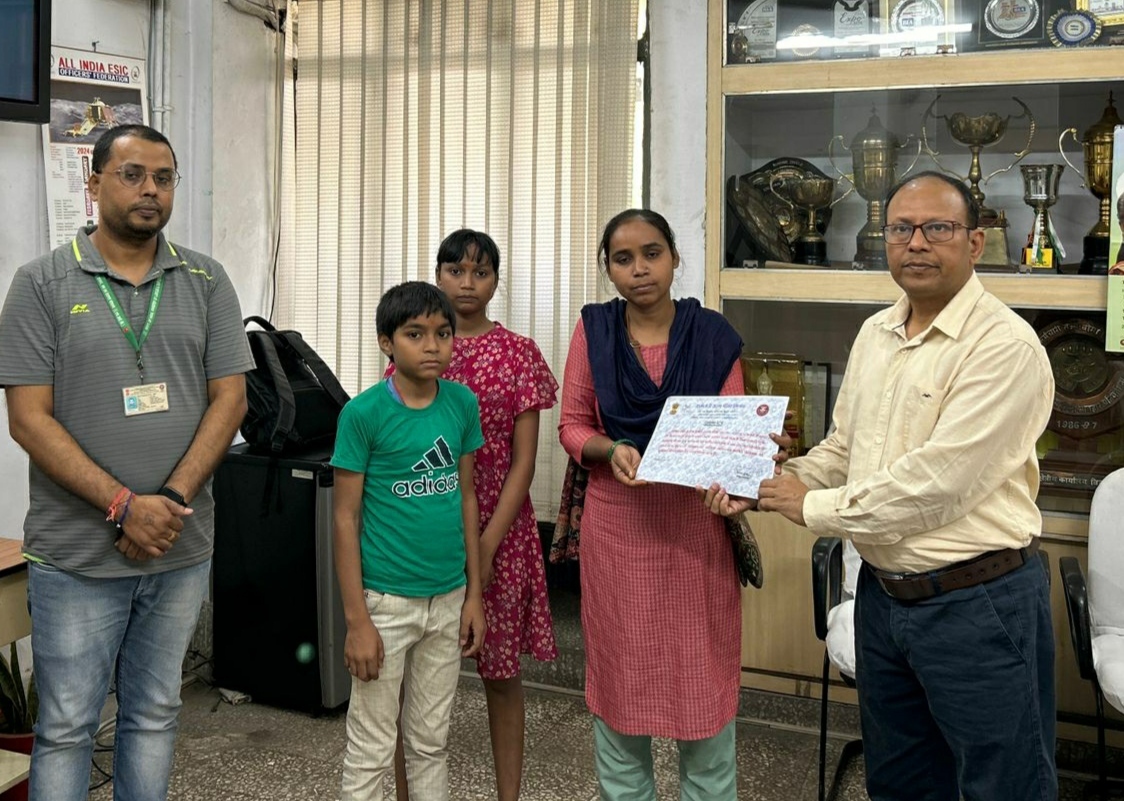 कर्मचारी राज्य बीमा निगम द्वारा आश्रित हितलाभ का भुगतान