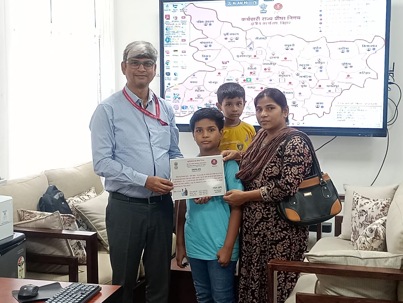 कर्मचारी राज्य बीमा निगम द्वारा आश्रित हितलाभ का भुगतान (Language - Hindi)